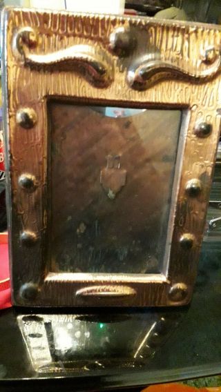 Arts And Crafts Copper Picture Frame Very Rare Vgc