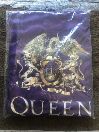 Queen Adam Lambert 2019 Vip Rhapsody Tour Robe Purple Rare (still)