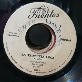 Wganda Kenya La Trompeta Loca Very Rare Latin Funk Colombia 12 Listen