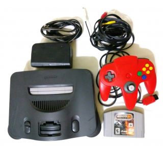 Nintendo 64 N64 Console System All Official W/ Game Very Rare