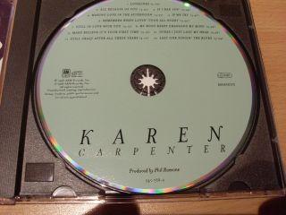 Karen Carpenter - Self Titled CD ALBUM 1996 Rare OOP 4