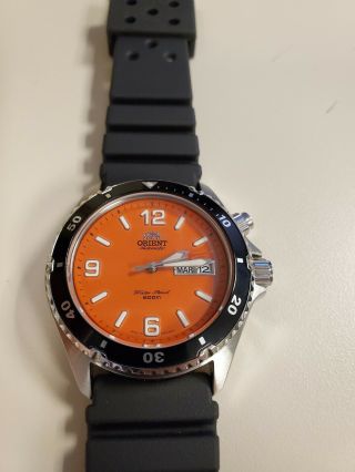 Orient Mako Version 1 Orange Dial Divers Watch.  Rare
