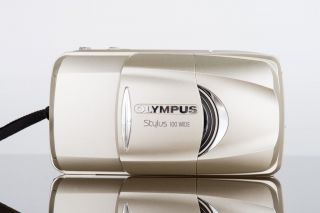 Olympus mju - III 100 Wide Rare 35mm Point & Shoot Film Camera Near 2