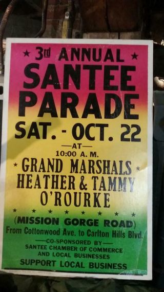 30,  Year Old Parade Poster Heather O 