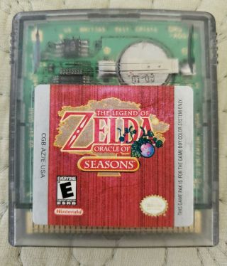 Legend Of Zelda: Oracle Of Seasons (nintendo Game Boy Color,  2001) Rare