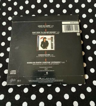 Michael Jackson - Leave Me Alone Rare 1988 CD Single 2