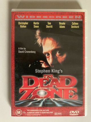 The Dead Zone Rare Australian Dvd Cult 80s Horror Stephen King David Cronenberg