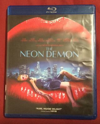 The Neon Demon (blu - Ray Disc,  2016) Oop And Rare.  Nicolas Winding Refn