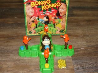 Rare 1989 Bongo Kongo Motorized Game By Ideal,  Complete