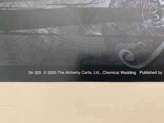 ALCHEMY GOTHIC,  CHEMICAL WEDDING,  RARE AUTHENTIC 2005 POSTER 7