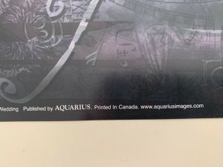 ALCHEMY GOTHIC,  CHEMICAL WEDDING,  RARE AUTHENTIC 2005 POSTER 8