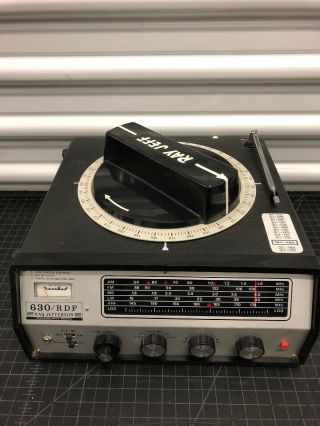 Rare Ray Jefferson 630/rdf Marine Radio Model 630 Made In Japan Sn F1978 M011