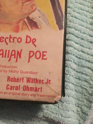 El Espectro De Edgar Allan Poe Unicorn Spanish VHS very rare no subs 3