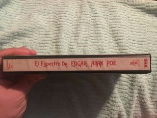 El Espectro De Edgar Allan Poe Unicorn Spanish VHS very rare no subs 4