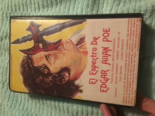 El Espectro De Edgar Allan Poe Unicorn Spanish VHS very rare no subs 5