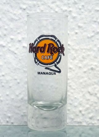 Rare Old Hard Rock Cafe Managua Shot Glass