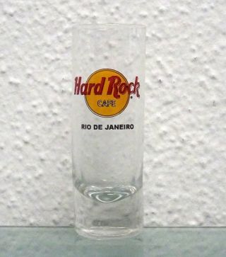 Rare Hard Rock Cafe Rio De Janeiro Shot Glass