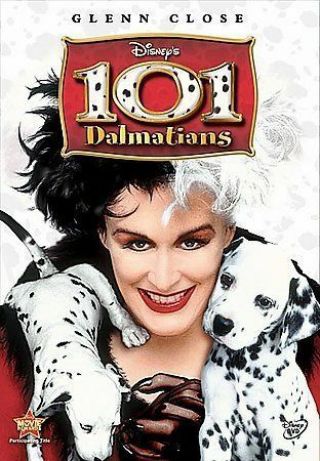 101 Dalmatians - Glenn Close - Walt Disney (dvd,  2008) - Oop/rare - W/insert
