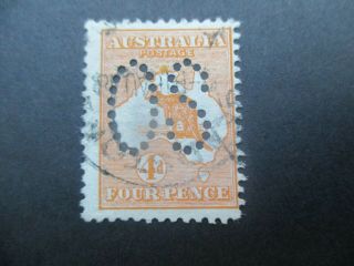 Kangaroo Stamps: Large Perf Os - Rare (f240)