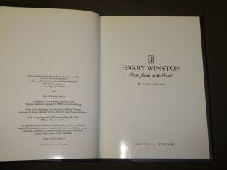 1998 HARRY WINSTON RARE JEWELS OF THE WORLD BOOK BY ALEXIS GREGORY - KD 5297 3