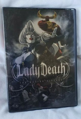 Lady Death The Motion Picture Dvd Movie,  Rare Adv Films Horror Anime
