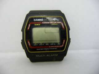 Rare Casio Wrist Watch Head; Marlin 181 W - 25; Japan; Lcd Digital Multi Alarm