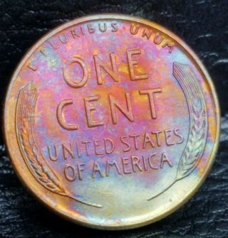 1951 - D Lincoln Wheat Penny Cent - Rare " Stunning Natural Toner " Gem/ Bu 59