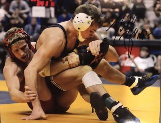David Taylor Hand Signed 8x10 Photo Penn State National Champion Rare Authentic
