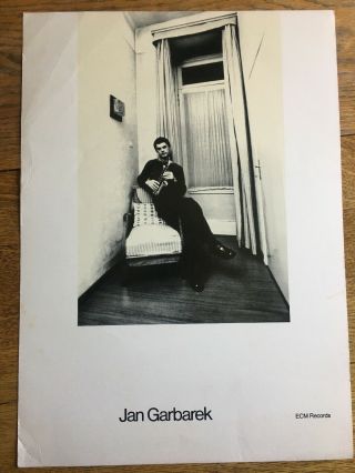 Jan Garbarek Ecm Records Poster Authentic & Rare Promo 1979