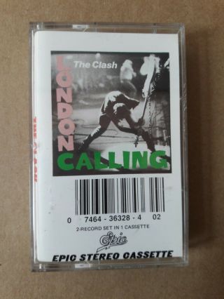 The Clash London Calling Rare & Oop Punk Rock Music 1979 Epic Records Cassette
