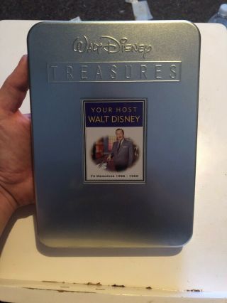 Disney Treasures Your Host Walt Disney Memories 1956 - 1965 Dvd Rare