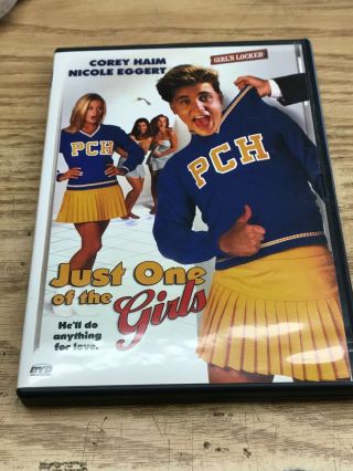 Just One Of The Girls (dvd,  2002) Rare Oop Corey Haim,  Nicole Eggert