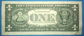 2013 D Series $1 One Dollar Bill Rare Fancy Low Serial Star Note Cool FRN US 4