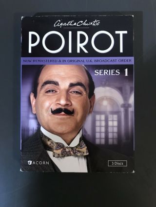 Agatha Christie’s Poirot Hercule Poirot Series 1 Rare Oop Broadcast