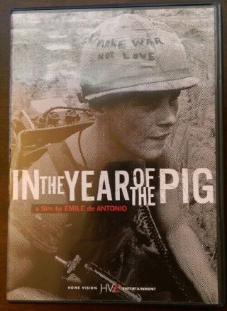 In The Year Of The Pig Dvd Out Of Print Rare Emile De Antonio,  Insert Oop