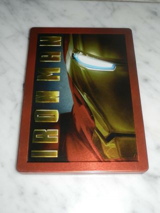 Iron Man Blu - Ray Steelbook 2 - Disc Set 2008 Exclusive Rare Oop