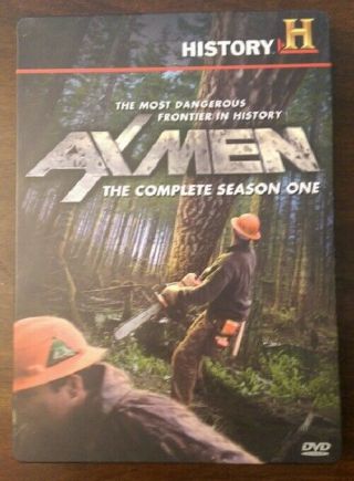 Ax Men First Season 1 One Steelbook Dvd Out Of Print Rare 4 - Disc Set Oop