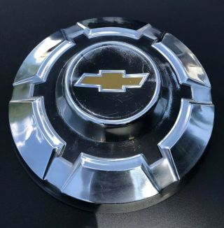 1 Very Rare Oem 1967 - 75 Chevy Truck 3/4 Ton Stainless Dog Dish Hubcap