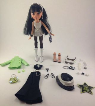 Bratz Jade Flashback Fever Party Doll,  Comes With Many Outfit Accessories - Rare