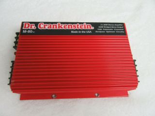 Rare Vintegeus Amps Style Dr Crankenstein M80 Car Stereo Amplifier Audio Wow
