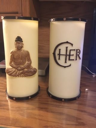 Cher Caesars Las Vegas Rare Wax Candle Lantern Swarovski Crystals