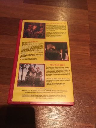 JIM HENSON ' S THE STORYTELLER VOLUME 3 - 1987/88 RARE VHS VIDEO 2