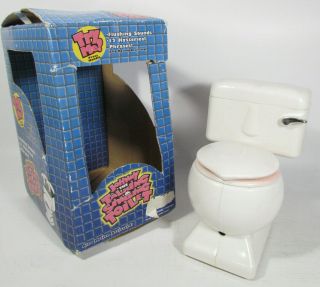 Rare 2000 Gemmy Battery Operated Johnny The Talking Toilet Toy