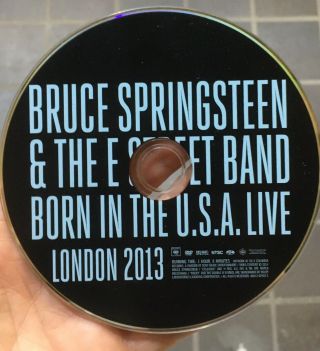 BRUCE SPRINGSTEEN Born In The USA Live London Dvd 2013 RARE 3