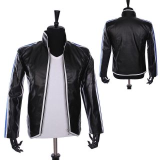 Rare Mj Heal The World Black Leather Jacket Michael Jackson Anti - War Punk Style