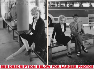 Marilyn Monroe Bus Stop Rest (2) Rare 8x10 Photos