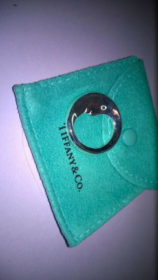 Tiffany & Co.  925 Sterling Man In The Moon Pendant Rare Htf 29