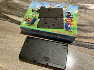 Nintendo 3ds System - - Rare Mario Black Limited Edition