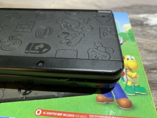 Nintendo 3DS System - - Rare Mario Black Limited Edition 5
