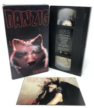 Danzig - Lucifuge (1991) Def Home Video Rare Vhs Tape Glenn Danzig W/ Insert